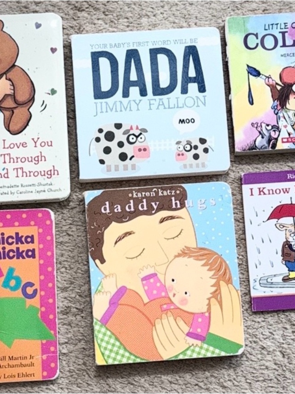 Board Book Lot - Chicka Chicka ABC, Jimmy Fallon Dada, Karen Katz, Colors, Daddy